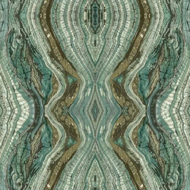 PSW1112RL | Kaleidoscope Teal Peel & Stick Wallpaper