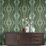 York Wallcoverings Kaleidoscope Teal Peel & Stick Wallpaper - SKU PSW1112RL