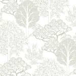 York Wallcoverings Kimono Trees Metallic Wallpaper - SKU BW3851