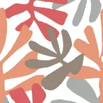 York Wallcoverings Kinetic Tropical Coral & Beige Peel & Stick Wallpaper - SKU PSW1240RL