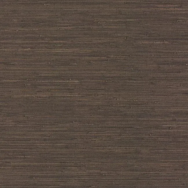 York Wallcoverings Knotted Grass Brown Wallpaper - SKU VG4437