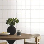 York Wallcoverings La Vitre Plaid Gold Wallpaper - SKU ZM2853