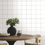 York Wallcoverings La Vitre Plaid Leaf Wallpaper - SKU ZM2852