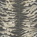 York Wallcoverings Leaf Column Black Wallpaper - SKU FM1042