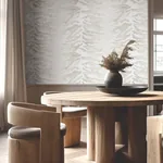 York Wallcoverings Leaf Column Neutral Wallpaper - SKU FM1044
