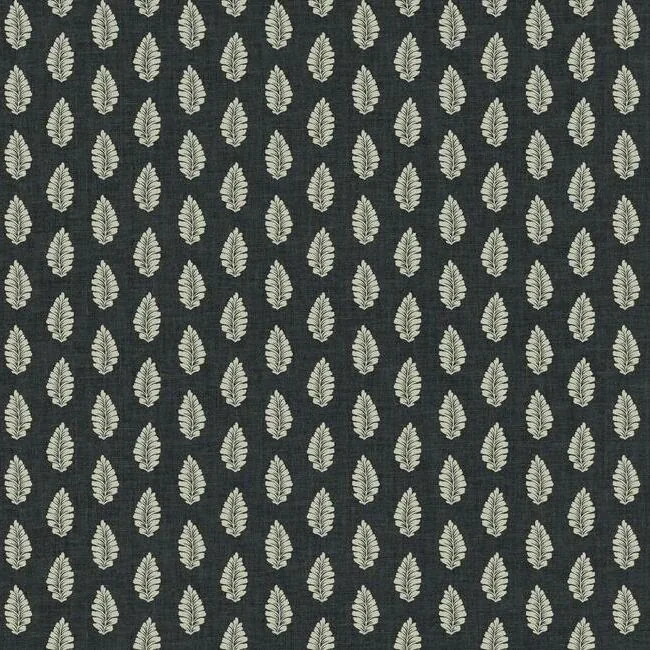 York Wallcoverings Leaf Pendant Black Wallpaper - SKU GR5965