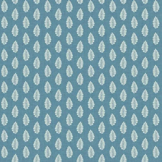 GR5963 | Leaf Pendant Blue Wallpaper