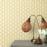 York Wallcoverings Leaf Pendant Yellow Wallpaper - SKU GR5961