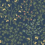 York Wallcoverings Lemon Grove Navy Peel & Stick Wallpaper - SKU PSW1454RL