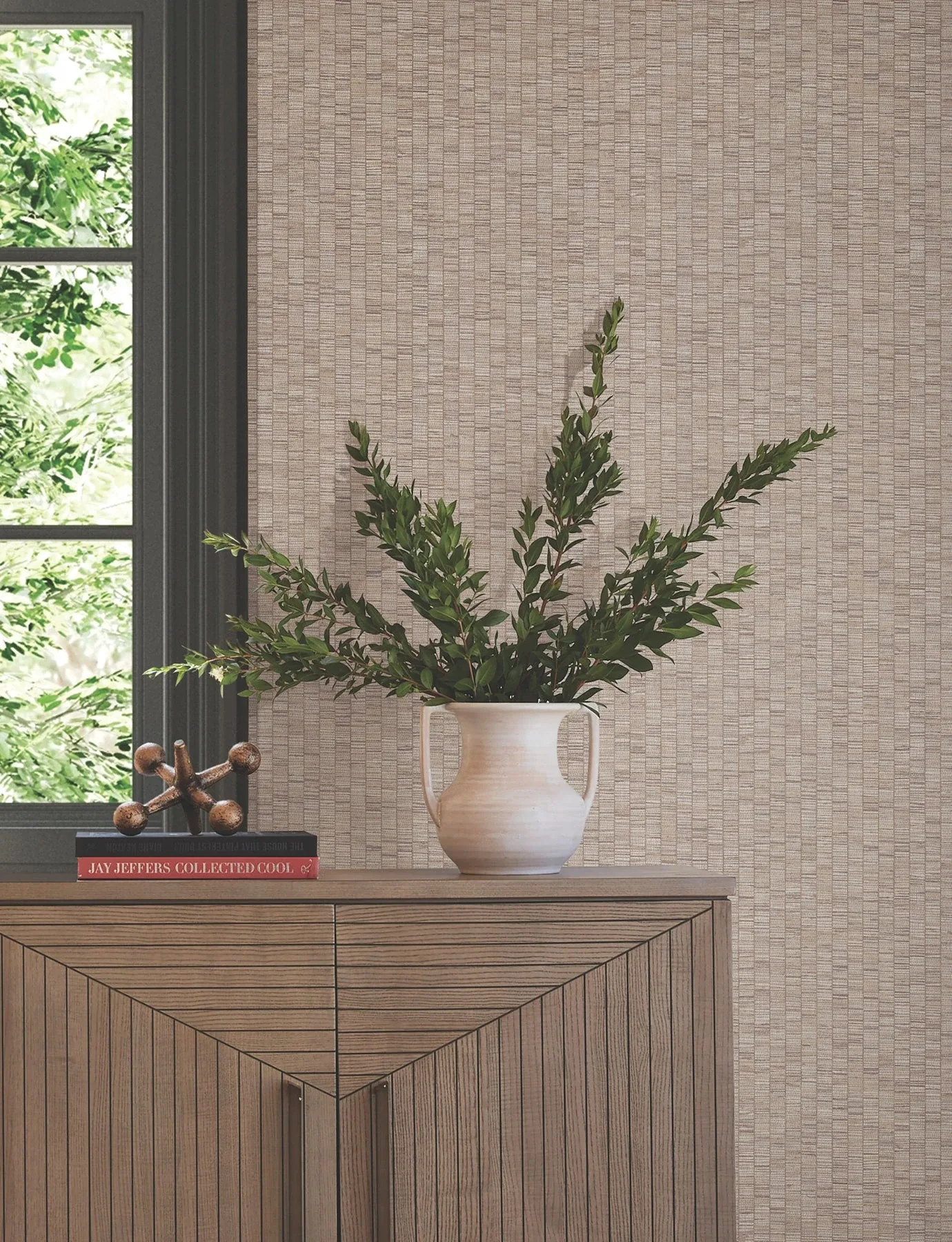 York Wallcoverings Lemuria Taupe Wallpaper - SKU SI6575
