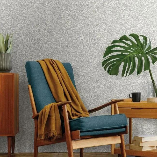 York Wallcoverings Leopard King Grey Wallpaper - SKU TC2683