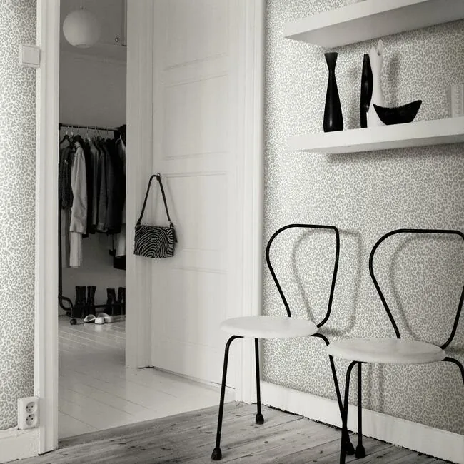 York Wallcoverings Leopard King Grey Wallpaper - SKU TC2683