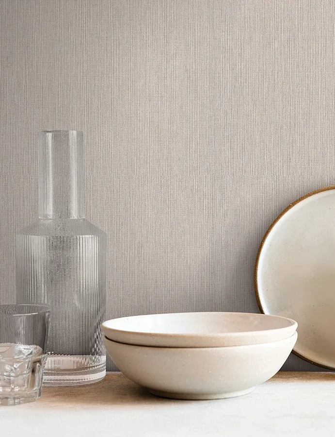York Wallcoverings Lilah Dove Grey Wallpaper - SKU SI25773