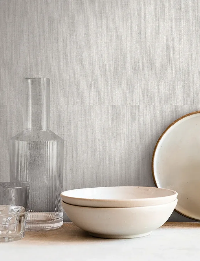York Wallcoverings Lilah Warm Grey Wallpaper - SKU SI25774