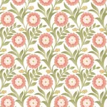 York Wallcoverings Lillian Pink Floral Vine Peel & Stick Wallpaper - SKU PSW1582RL