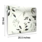 York Wallcoverings Linden Flower Black Wallpaper | Wallpaper Twins York Wallcoverings Linden Flower Black Wallpaper - SKU SO2442