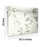 York Wallcoverings Linden Flower Tan Wallpaper | Wallpaper Twins York Wallcoverings Linden Flower Tan Wallpaper - SKU SO2444