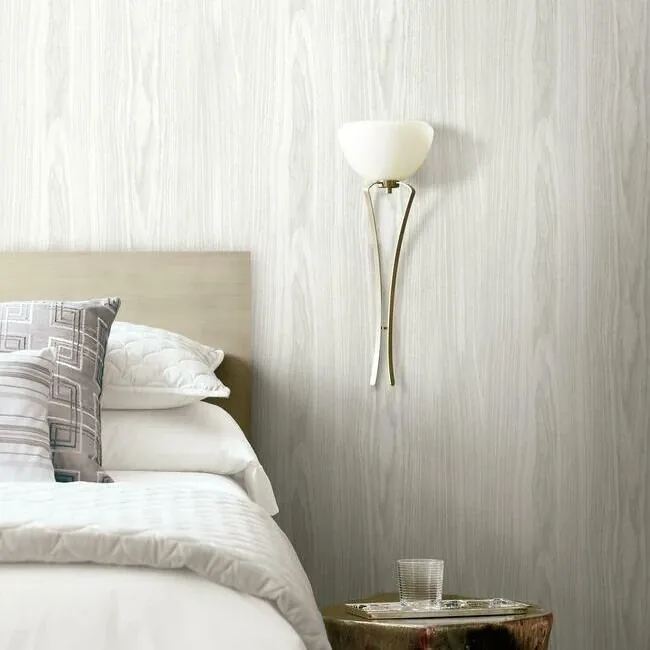 York Wallcoverings Linden White Peel & Stick Wallpaper - SKU PSW1276RL
