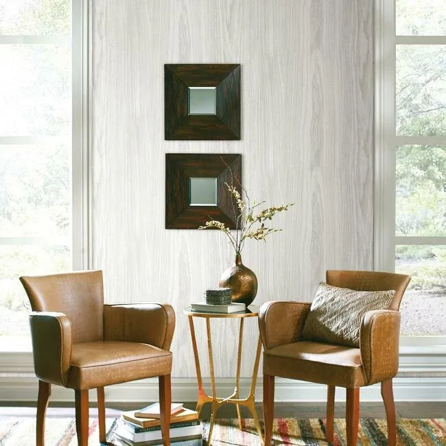 York Wallcoverings Linden White Peel & Stick Wallpaper - SKU PSW1276RL