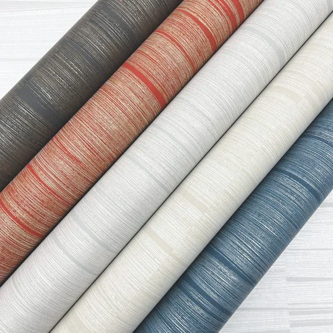 York Wallcoverings Line Stripe Charcoal Wallpaper - SKU OI0661