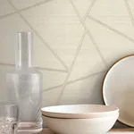 York Wallcoverings Lisle Ivory Wallpaper - SKU SI6823