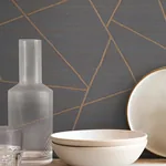 York Wallcoverings Lisle Sapphire Wallpaper - SKU SI6820