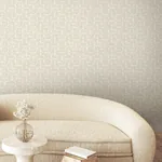 York Wallcoverings Looking Glass Beige Wallpaper - SKU FM1103