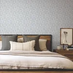 York Wallcoverings Looking Glass Chambray Wallpaper - SKU FM1106