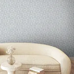 York Wallcoverings Looking Glass Chambray Wallpaper - SKU FM1106