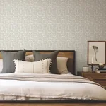 York Wallcoverings Looking Glass Grey & Silver Wallpaper - SKU FM1102