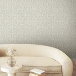 York Wallcoverings Looking Glass Grey & Silver Wallpaper - SKU FM1102