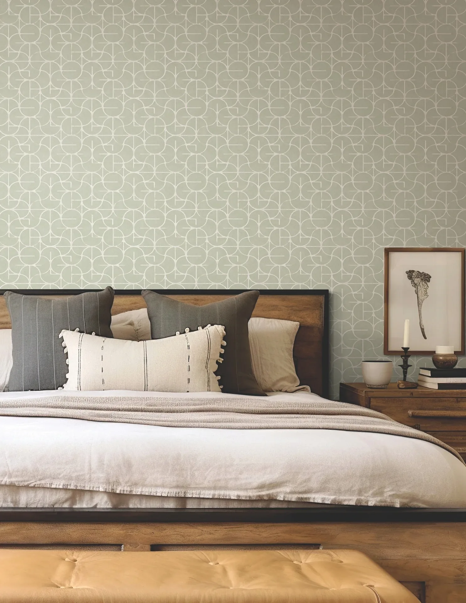 York Wallcoverings Looking Glass Zest Wallpaper - SKU FM1105