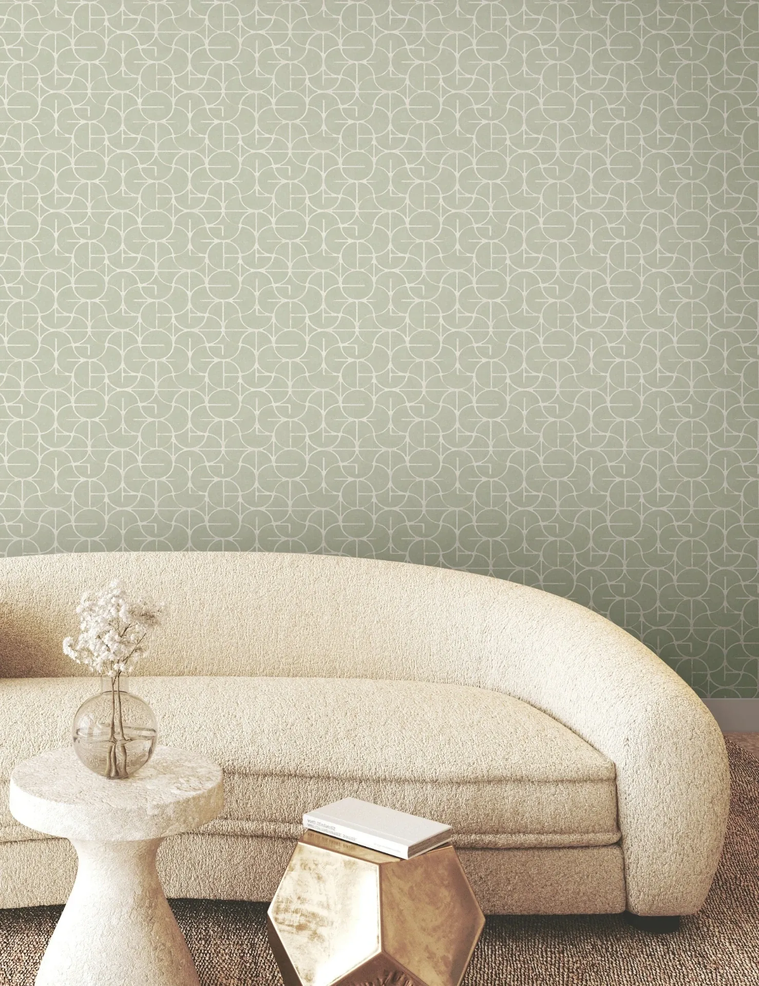York Wallcoverings Looking Glass Zest Wallpaper - SKU FM1105