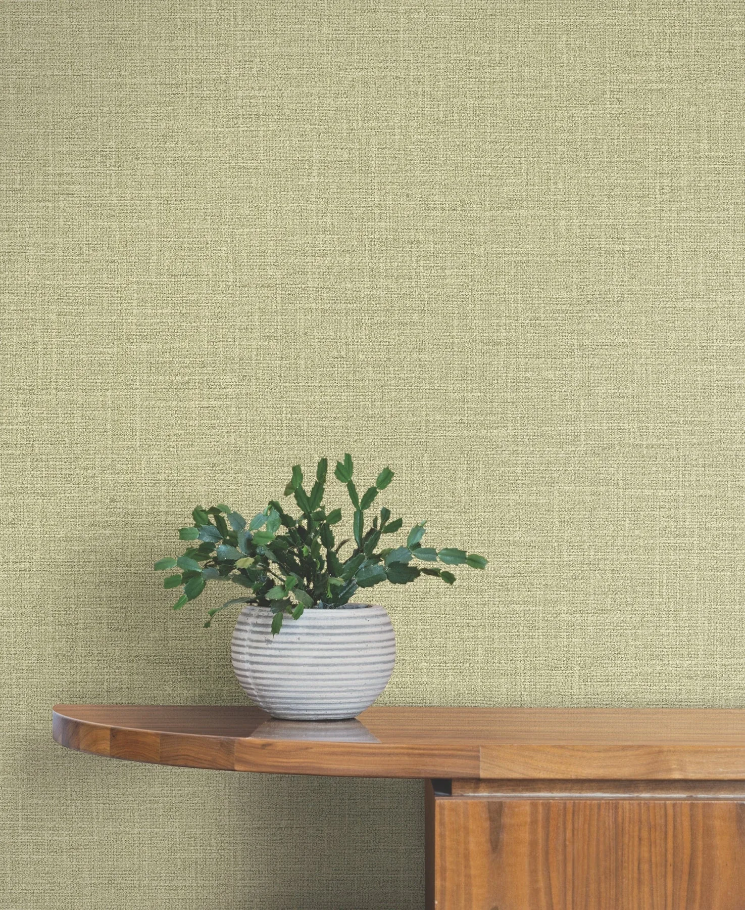 York Wallcoverings Loom Green Wallpaper - SKU SI26148