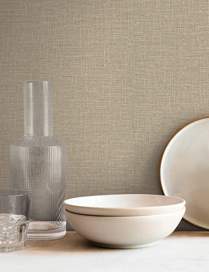 York Wallcoverings Loom Hazelnut Wallpaper | Wallpaper Twins York Wallcoverings Loom Hazelnut Wallpaper - SKU SI26144