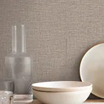 York Wallcoverings Loom Latte Wallpaper - SKU SI26140