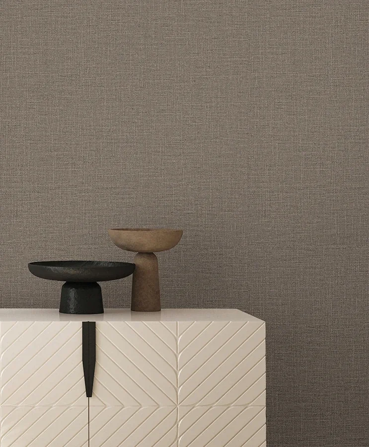York Wallcoverings Loom Mushroom Wallpaper - SKU SI26157