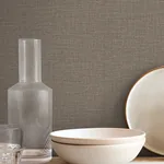 York Wallcoverings Loom Mushroom Wallpaper - SKU SI26157
