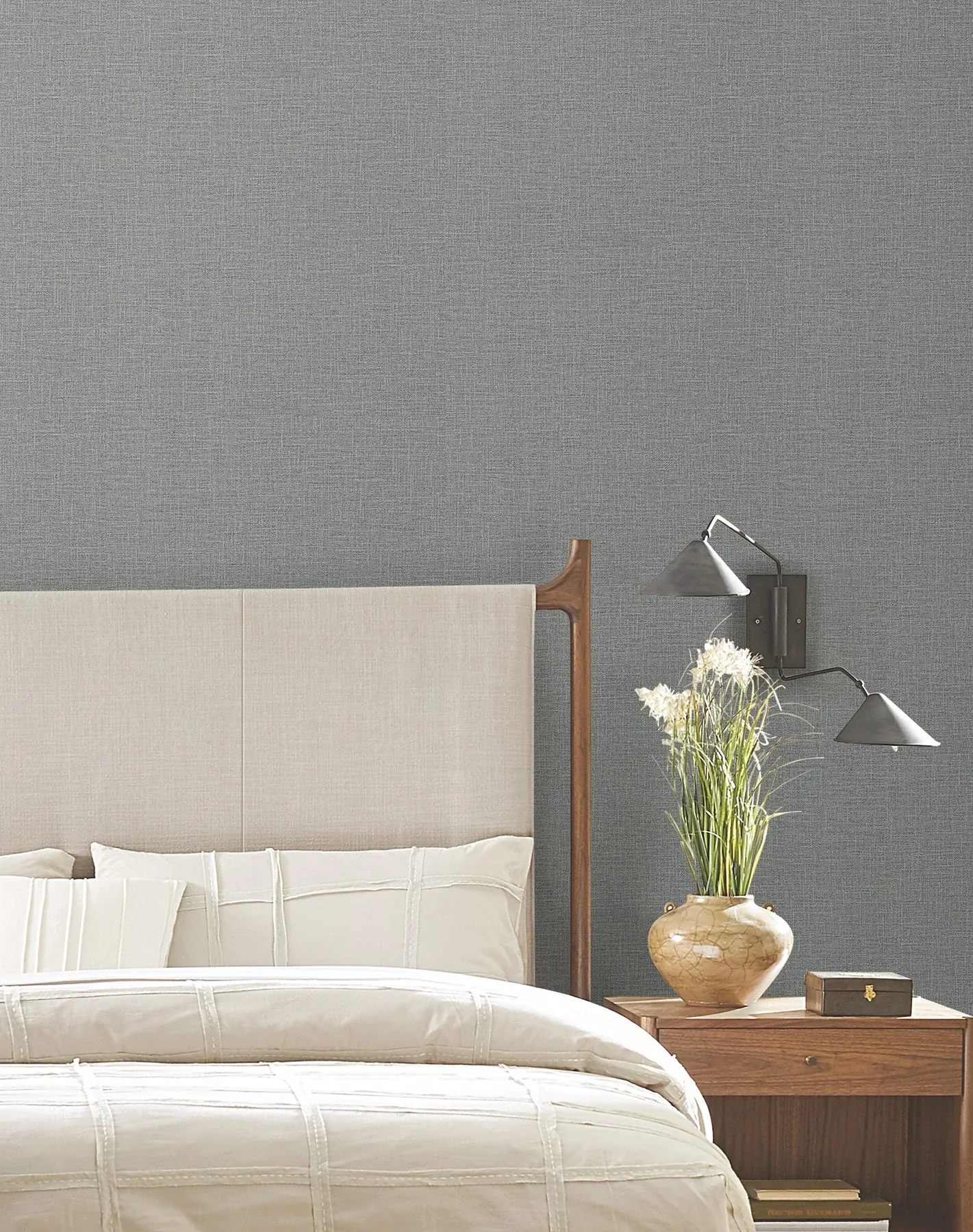 York Wallcoverings Loom Silver Wallpaper | Wallpaper Twins York Wallcoverings Loom Silver Wallpaper - SKU SI26141