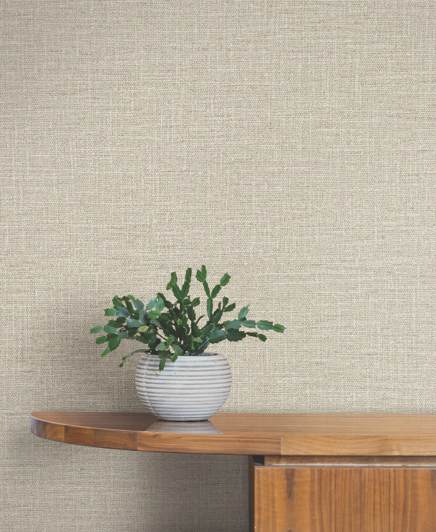 York Wallcoverings Loom Warm Grey Wallpaper - SKU SI26142