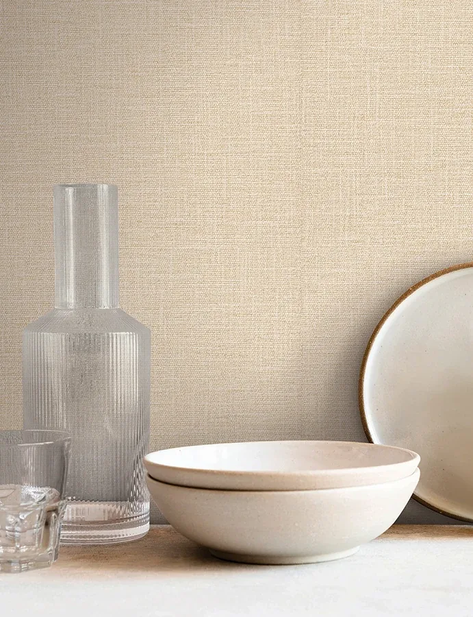 York Wallcoverings Loom Wheat Wallpaper - SKU SI26145