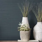York Wallcoverings Loomed Indigo Wallpaper - SKU MJ4882N