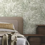 York Wallcoverings Lotus Land Cacti Palm Wallpaper - SKU MT5631