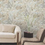 York Wallcoverings Lotus Land Cacti Sky Blue Wallpaper - SKU MT5634