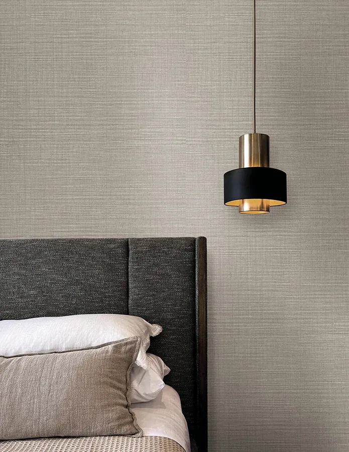 York Wallcoverings Lotus Silk Ecru Wallpaper | Wallpaper Twins York Wallcoverings Lotus Silk Ecru Wallpaper - SKU SI25871