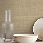 York Wallcoverings Lotus Silk Hazelnut Wallpaper | Wallpaper Twins York Wallcoverings Lotus Silk Hazelnut Wallpaper - SKU SI25876