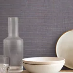 York Wallcoverings Lotus Silk Lilac Wallpaper - SKU SI25870