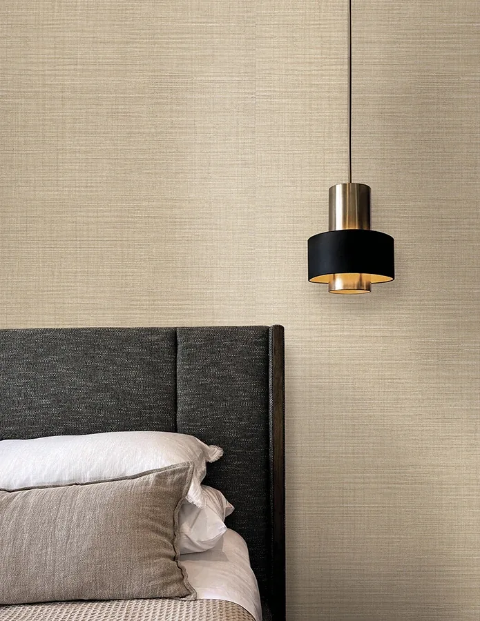 York Wallcoverings Lotus Silk Wheat Wallpaper - SKU SI25872