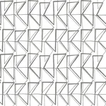 York Wallcoverings Love Triangles Grey Peel & Stick Wallpaper - SKU PSW1252RL