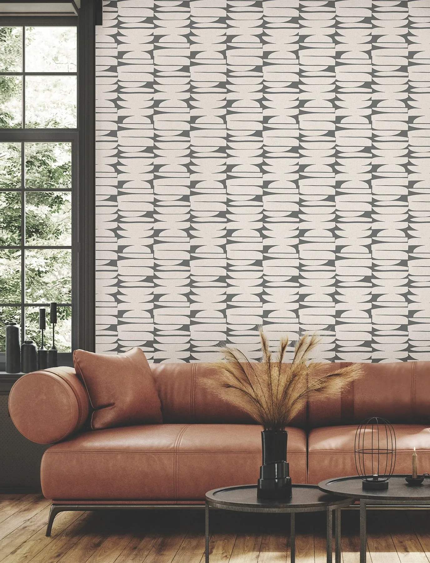 York Wallcoverings Lovely Libra Onyx Wallpaper - SKU MT5655